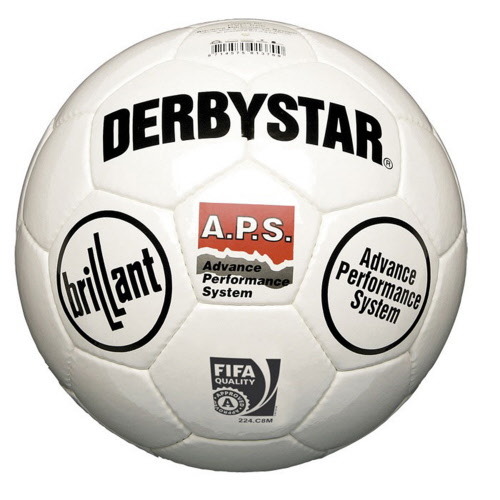 DerbyStar Voetbal Brillant APS Retro wit